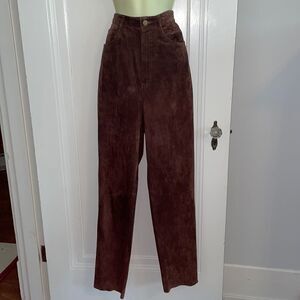 ‎Vtg Scully brown suede leather pants